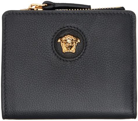 versace collection leather medusa wallet|versace la medusa wallet.